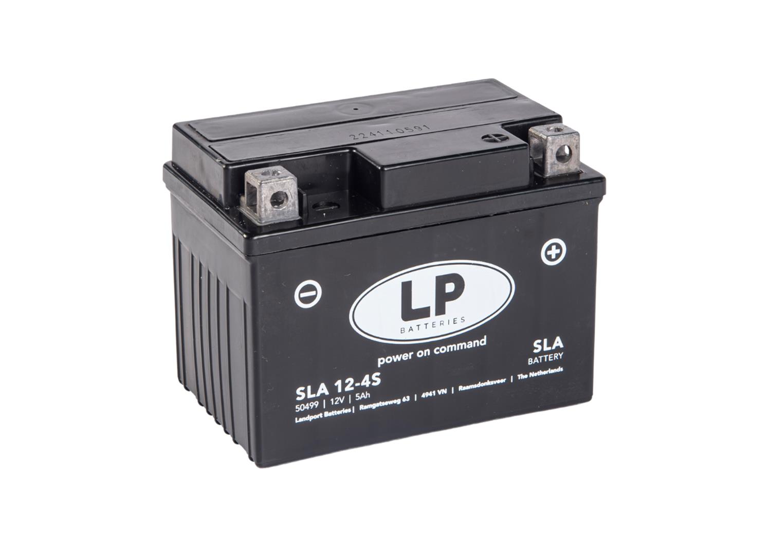 Moto akumulator LANDPORT SLA-AGM MB SLA 12-4S 5Ah 50A D+ (113X70X85)