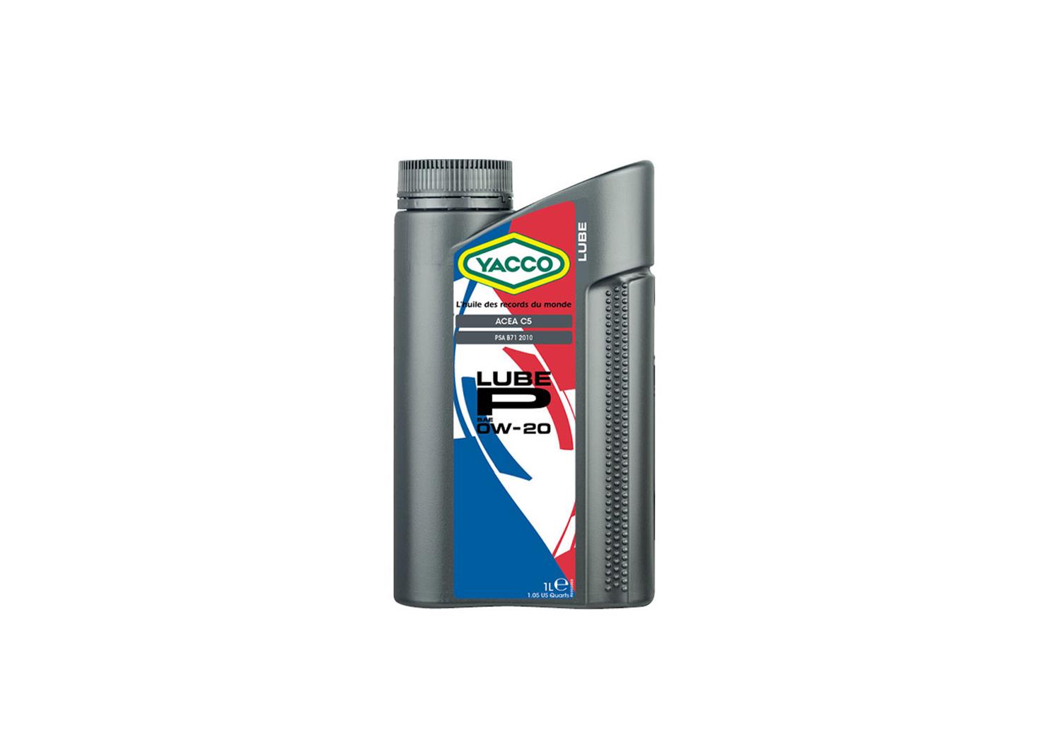 YACCO LUBE P 0W20 C5 PSA B71 2010 1L