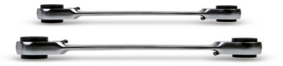 Picture of Beta Reversible Ratchet Spanners - 8 sizes in 2 Offset Bi-Hex Ring Spanners