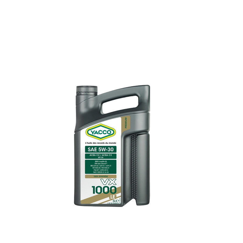 Ulje YACCO VX1000 LE 5W30 5L C2 I C3