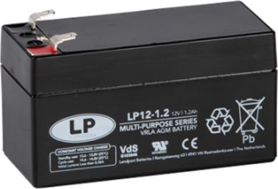 akumulator LANDPORT vrla agm nsa lp12-1,2 t1 1,2ah (97x43x52)