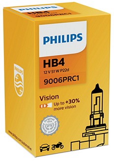 Picture of Philips HB4 9006 12V 55W Vision Halogen Bulb