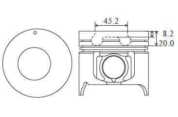 Picture of Piston - FEMO - PKIS409545DB.000