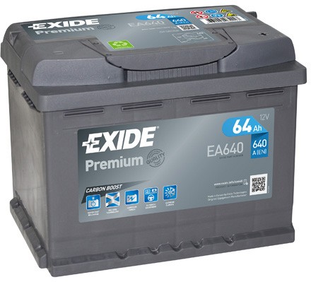 Picture of EXIDE - _EA640 - Starter Battery (Starter System)