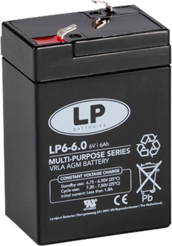 akumulator LANDPORT vrla agm nsa lp6-6,0 t1 6ah (70x47x100)