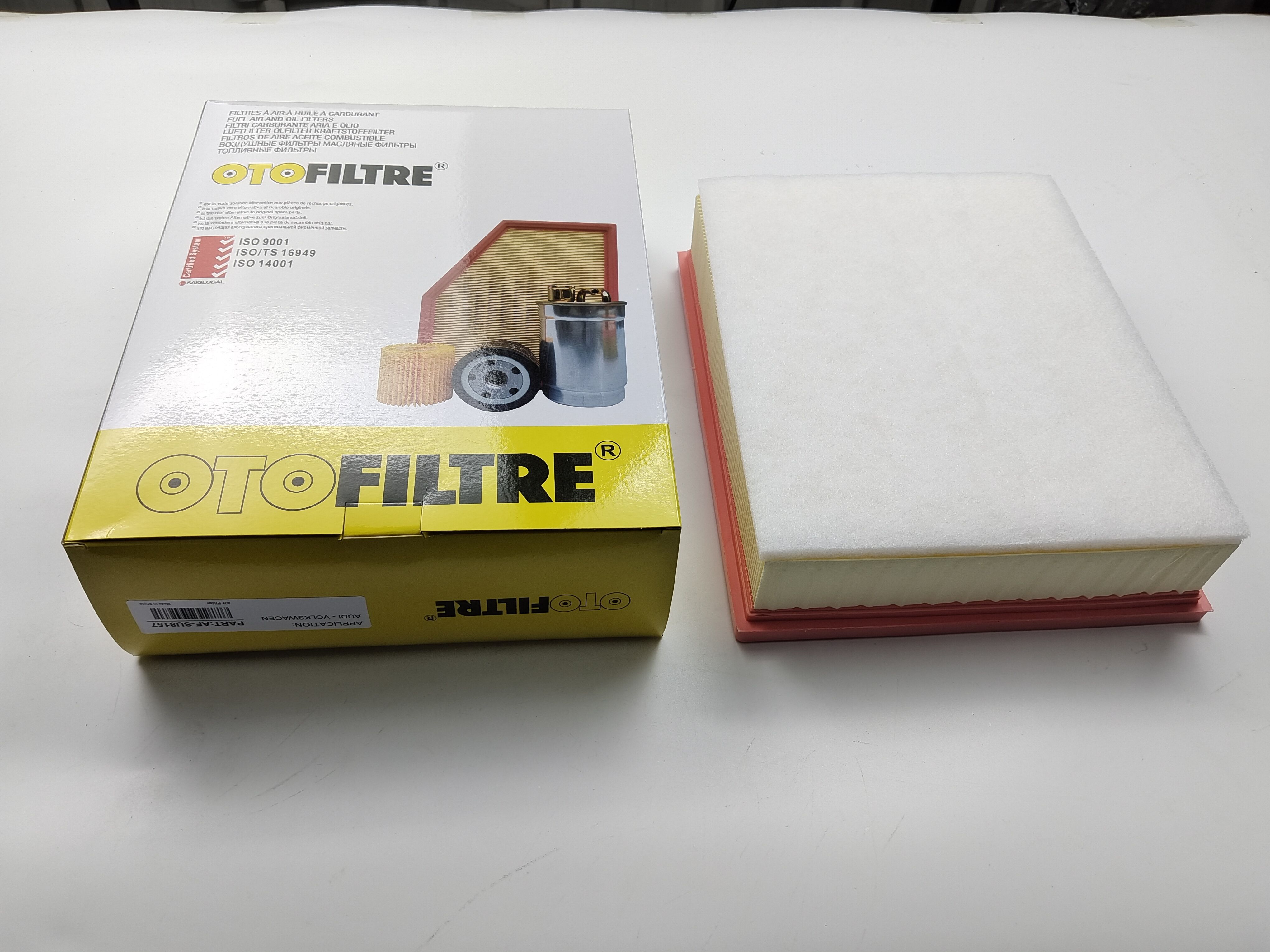 Image de Filtre à air - OTOFILTRE - SU8157