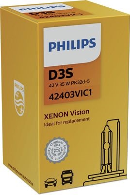 Picture of Philips D3S 42V 35W Vision Xenon Headlight Bulb