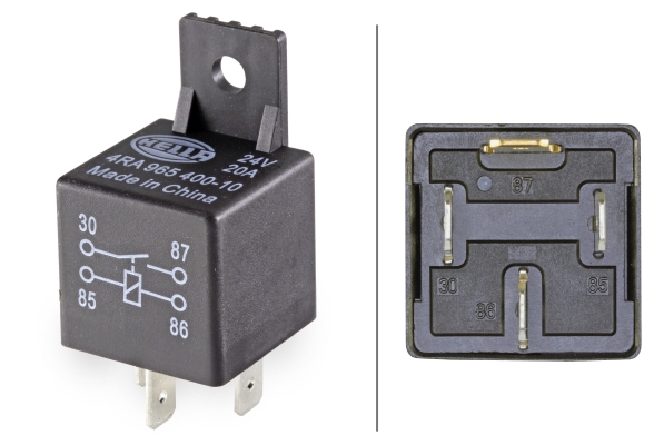 Picture of HELLA - 4RA 965 400-101 - Relay, main current (Electric Universal Parts)