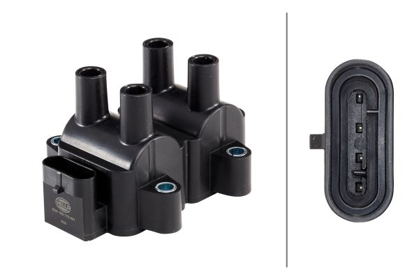 Picture of HELLA - 5DA 193 175-391 - Ignition Coil (Ignition System)