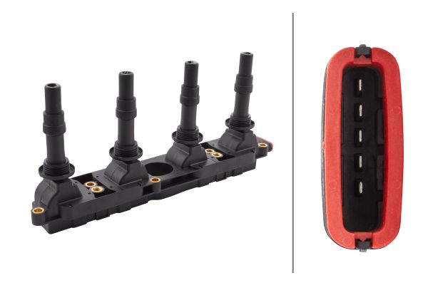 Picture of HELLA - 5DA 358 000-041 - Ignition Coil (Ignition System)