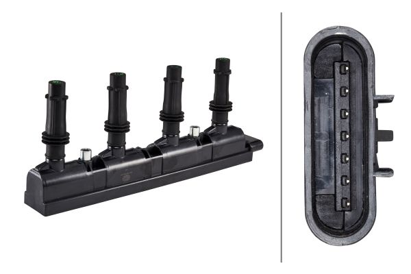 Picture of HELLA - 5DA 358 000-341 - Ignition Coil (Ignition System)