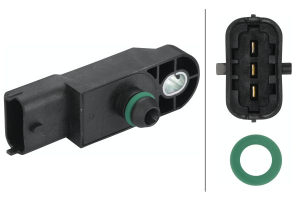 Picture of HELLA - 6PP 009 400-751 - Sensor, boost pressure (Mixture Formation)