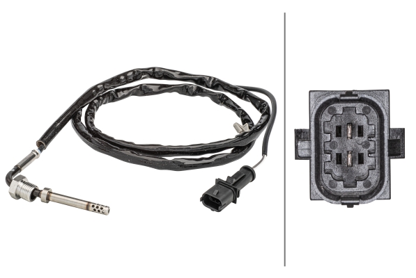 Sensore Temperatura Refrigerante HELLA 6PT 358 058-221 - Per Opel Corsa E, Con Guarnizione