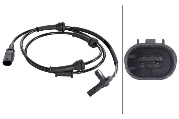 Picture of HELLA - 6PU 012 039-631 - Sensor, wheel speed (Braking System)