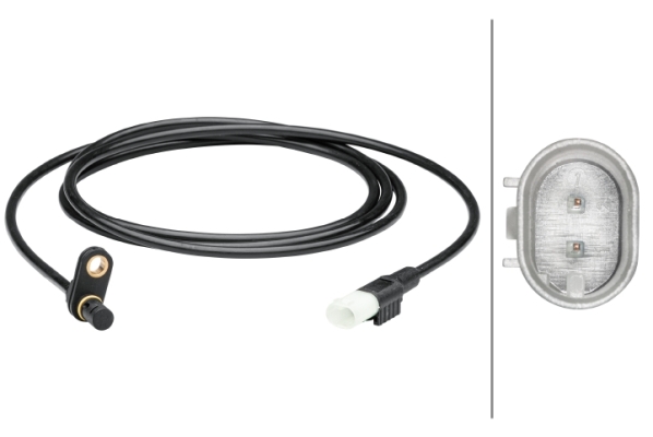 Picture of HELLA - 6PU 012 679-151 - Sensor, wheel speed (Braking System)