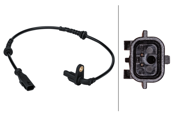 Picture of HELLA - 6PU 012 679-331 - Sensor, wheel speed (Braking System)