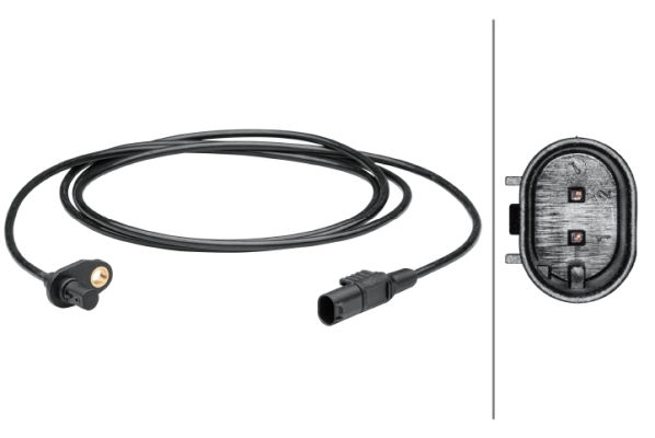 Picture of HELLA - 6PU 012 679-421 - Sensor, wheel speed (Braking System)