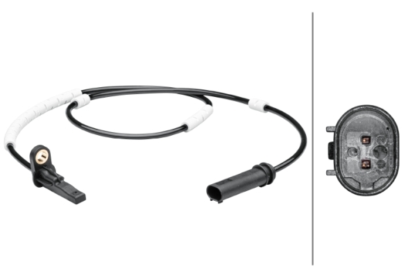 Picture of HELLA - 6PU 012 679-571 - Sensor, wheel speed (Braking System)