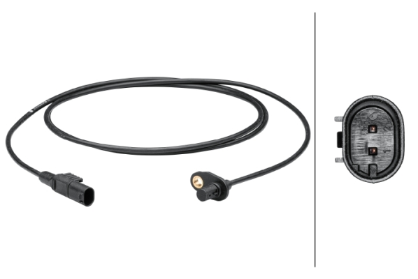 Picture of HELLA - 6PU 012 679-581 - Sensor, wheel speed (Braking System)