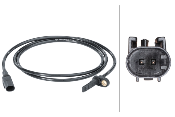 Picture of HELLA - 6PU 012 679-641 - Sensor, wheel speed (Braking System)