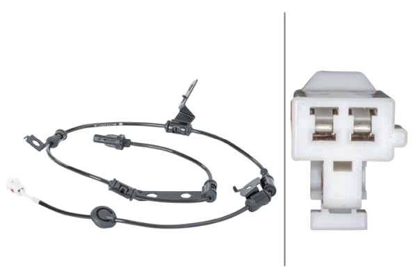 Picture of HELLA - 6PU 012 679-711 - Sensor, wheel speed (Braking System)