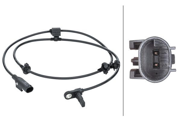 Picture of HELLA - 6PU 012 679-961 - Sensor, wheel speed (Braking System)