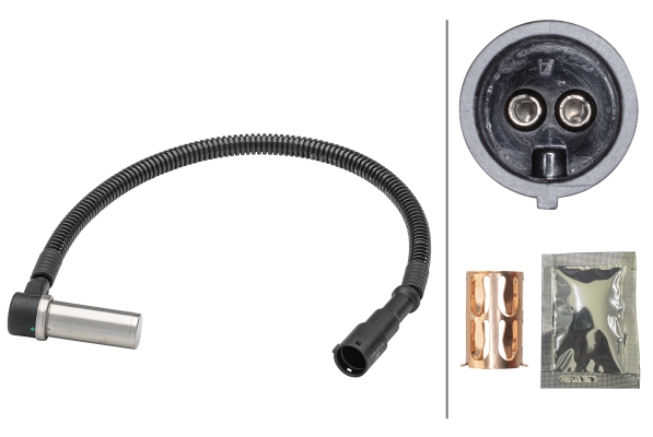 Picture of HELLA - 6PU 230 048-311 - Sensor, wheel speed (Braking System)