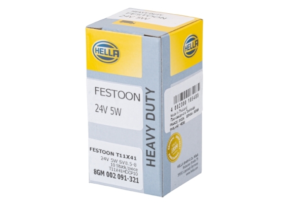 Žarulja, unutarnje svjetlo - HELLA - 8GM 002 091-321