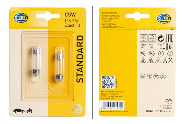 Slika HELLA - 8GM 002 092-123 - Sijalica, svetlo u pregradi za rukavice
