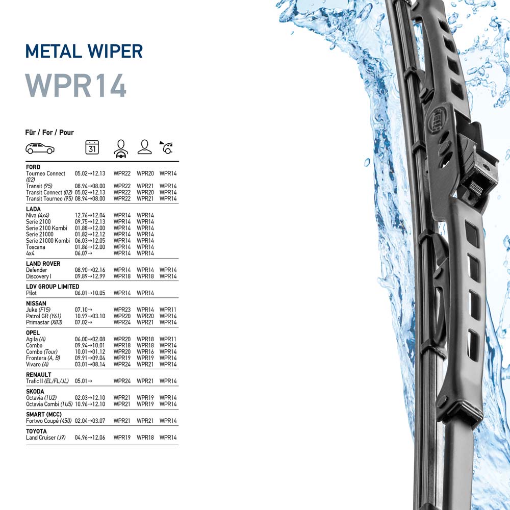 Picture of Wiper Blade - HELLA - 9XW 190 253-141