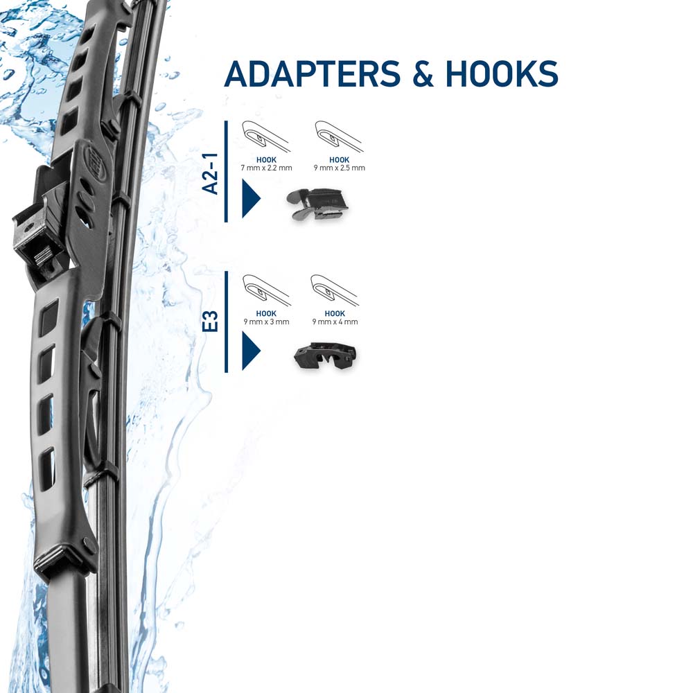 Picture of HELLA - 9XW 190 253-171 - Wiper Blade (Window Cleaning)