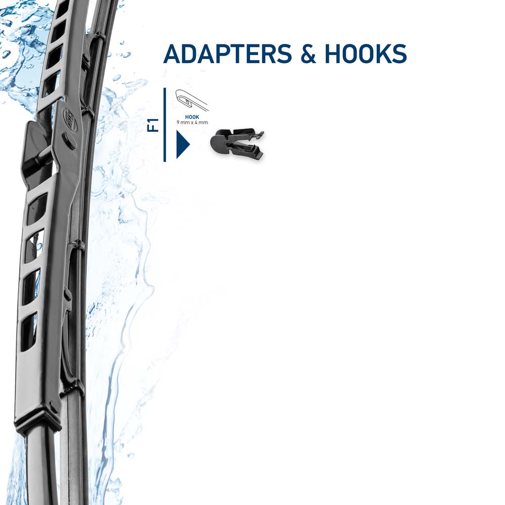 Picture of HELLA - 9XW 206 480-801 - Wiper Blade (Window Cleaning)
