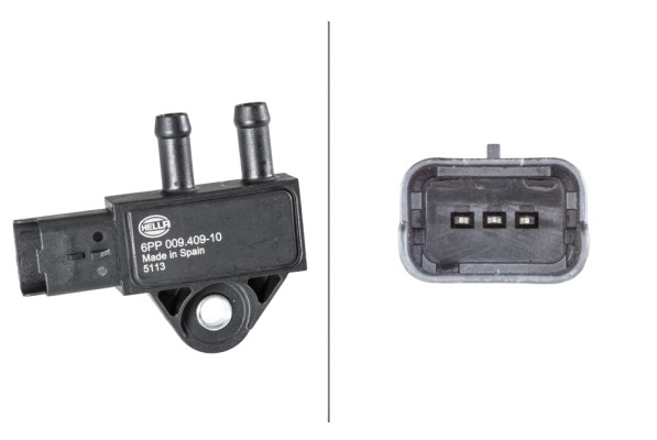 Picture of HELLA - 6PP 009 409-101 - Sensor, exhaust pressure (Mixture Formation)