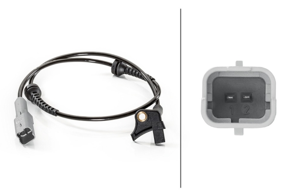 Picture of HELLA - 6PU 012 806-331 - Sensor, wheel speed (Braking System)
