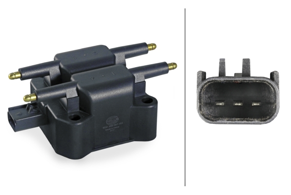 Picture of HELLA - 5DA 358 057-151 - Ignition Coil (Ignition System)