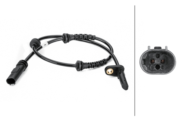 Picture of HELLA - 6PU 012 806-451 - Sensor, wheel speed (Braking System)