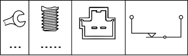 Picture of HELLA - 6DD 010 966-001 - Stop Light Switch (Signal System)