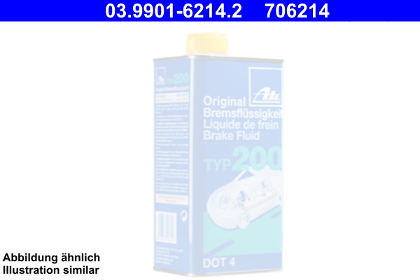 Picture of Brake Fluid - ATE - 03.9901-6214.2