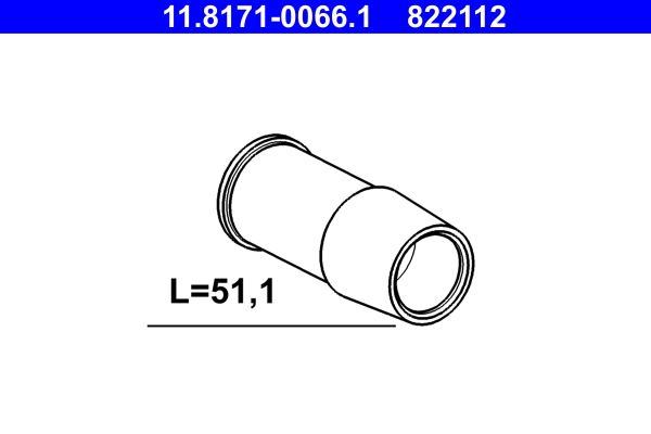 Slika ATE - 11.8171-0066.1 - Čaura za vođenje, kočione čeljusti