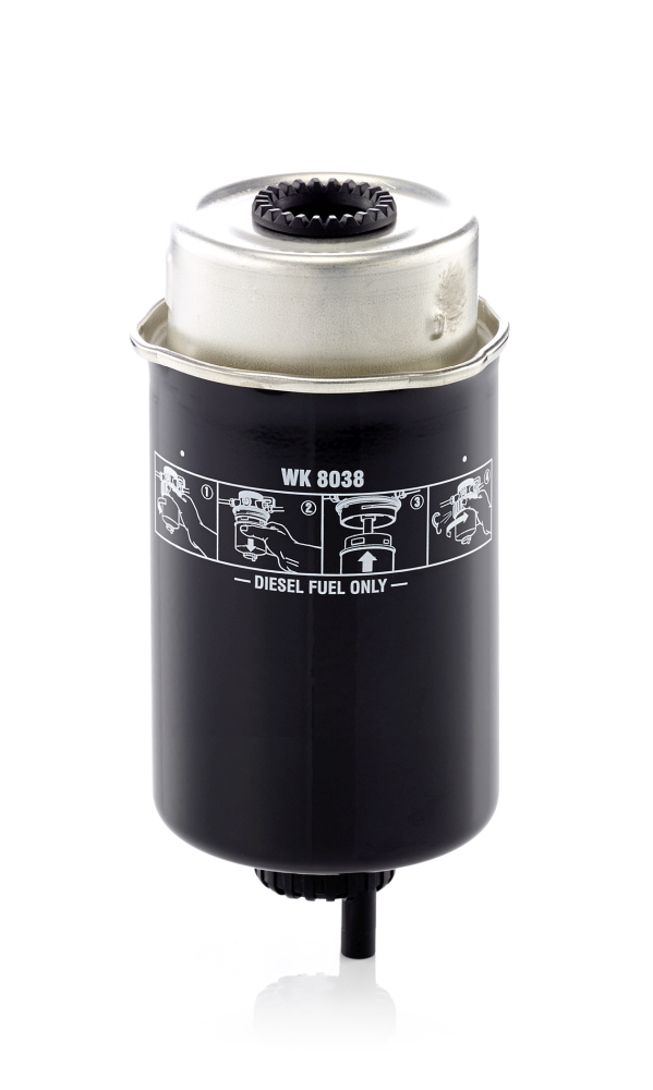 Picture of MANN-FILTER - WK 8038 - Fuel filter (Fuel Supply System)