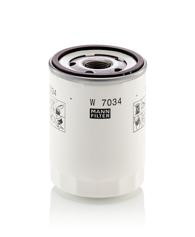 Picture of MANN-FILTER - W 7034 - Oil Filter (Lubrication)