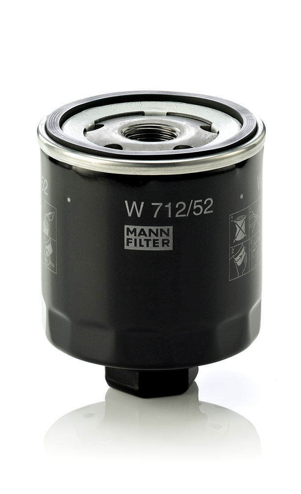 Picture of MANN-FILTER - W 712/52 - Oil Filter (Lubrication)