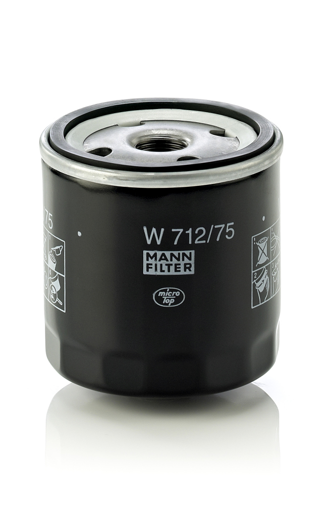 Picture of MANN-FILTER - W 712/75 - Oil Filter (Lubrication)