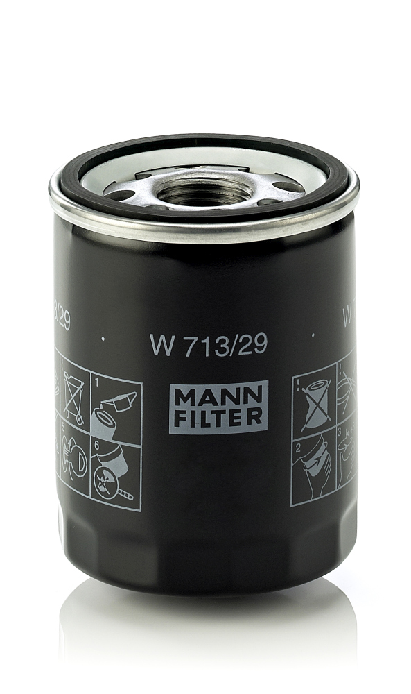 Picture of MANN-FILTER - W 713/29 - Oil Filter (Lubrication)