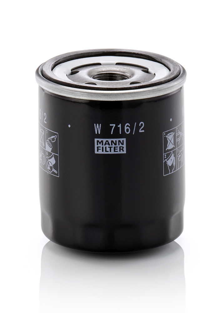 Picture of Oil Filter - MANN-FILTER - W 716/2