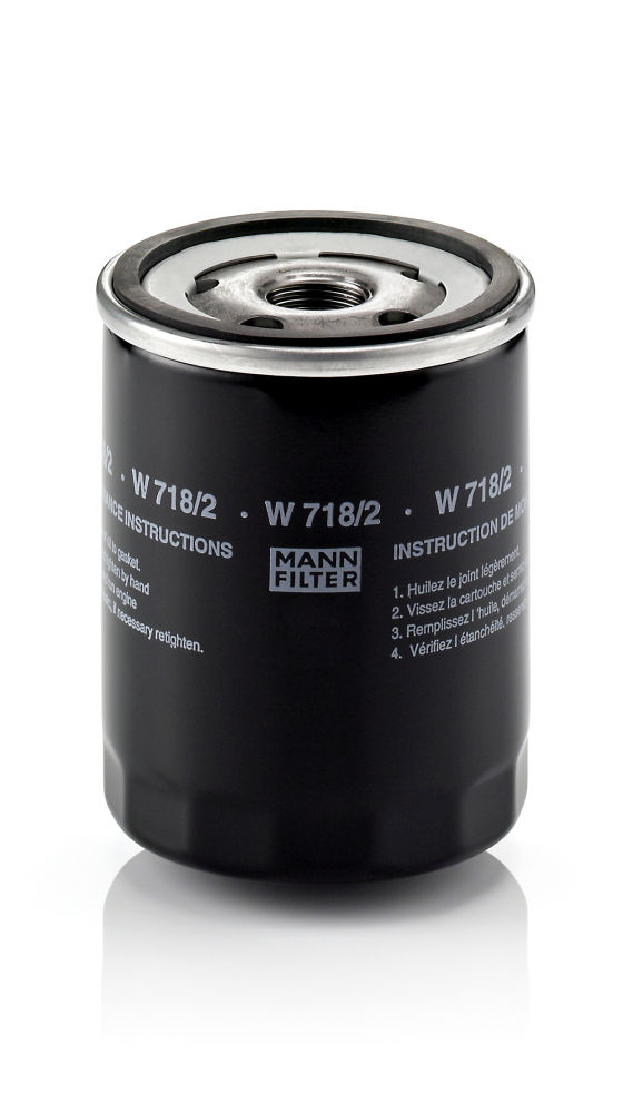 Picture of MANN-FILTER - W 718/2 - Oil Filter (Lubrication)