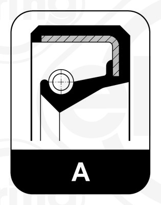 Picture of ELRING - 040.606 - Shaft Seal, crankshaft (Crankshaft Drive)