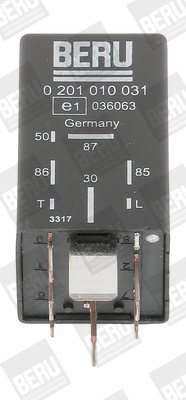 Picture of Relay, glow plug system - BorgWarner (BERU) - GR031