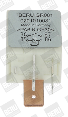 Picture of Relay, glow plug system - BorgWarner (BERU) - GR081