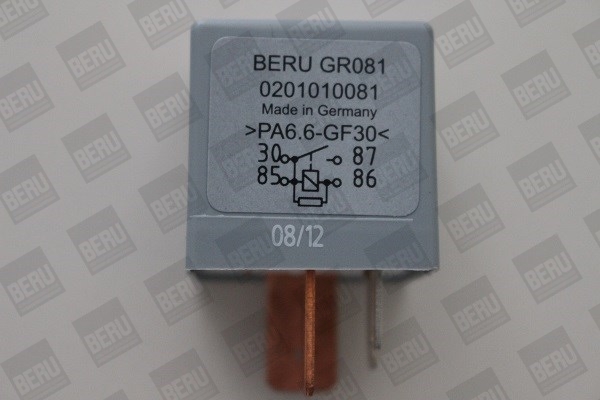 Picture of Relay, glow plug system - BorgWarner (BERU) - GR081